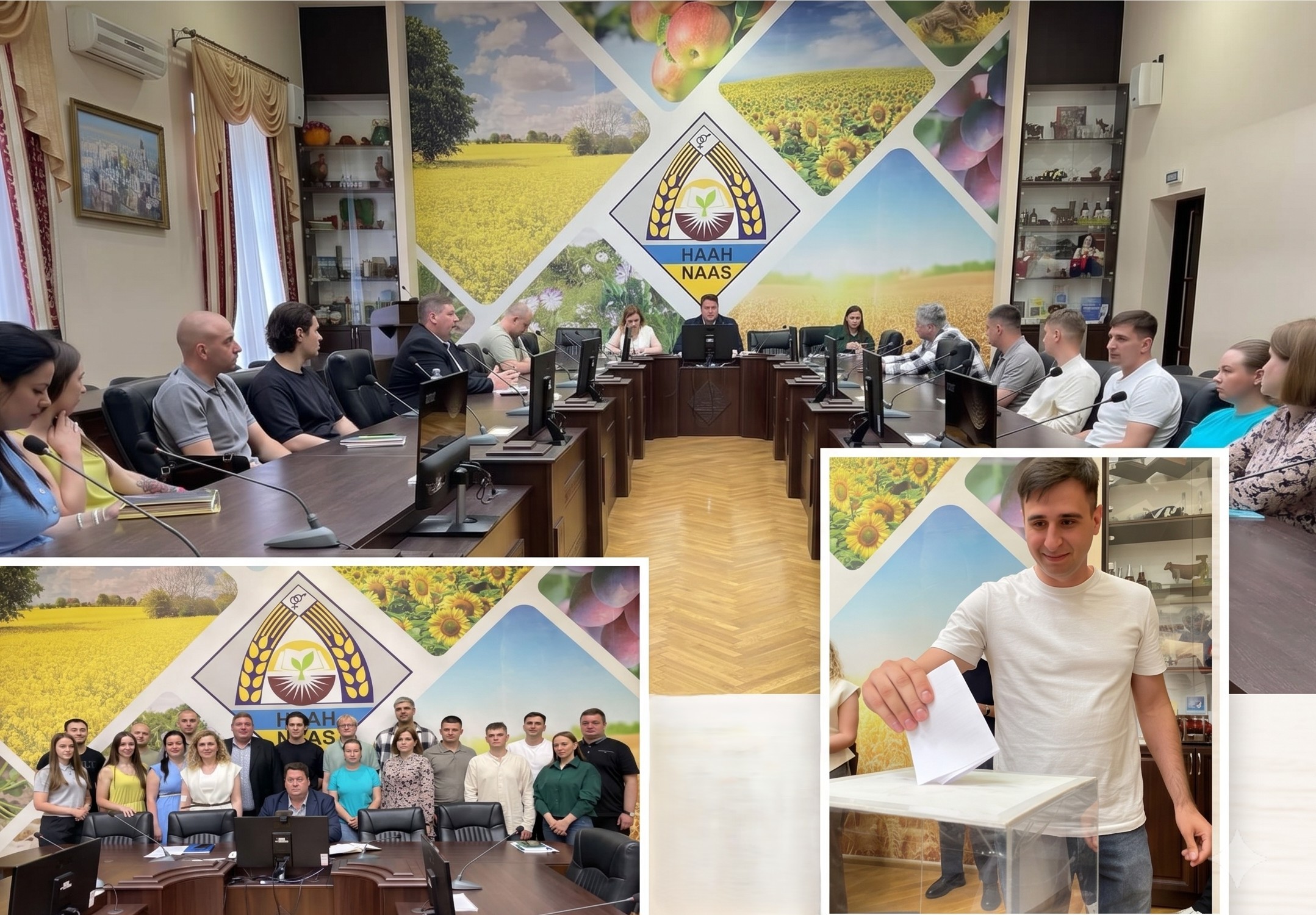 Відбулися установчі збори Ради молодих вчених НААН.